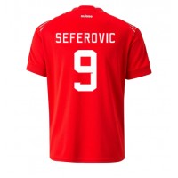 Sveitsi Haris Seferovic #9 Kotipaita MM-kisat 2022 Lyhythihainen